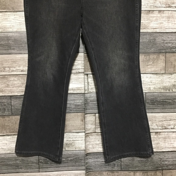 Banana Republic High Rise Crop Boot Jeans Women’s 30P (Inseam 24.5) Black Gray - Picture 5 of 11